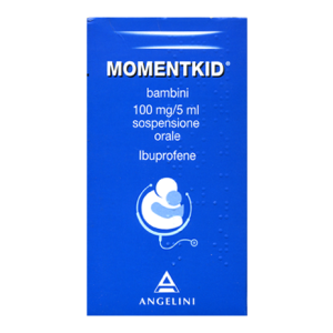 Momentkid - Bambini 100 Mg/5 ml Sospensione Orale Flacone 150 ml con Siringa Dosatrice