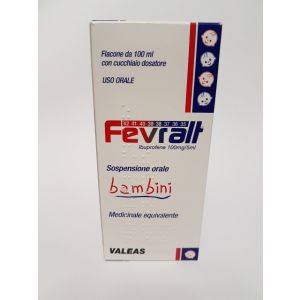 Fevralt - Bambini 100 Mg/5 ml Sospensione Orale 1 Flacone Pet da 100 ml con Cucchiaio Dosatore
