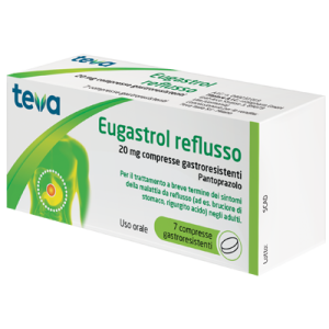 Eugastrol Reflusso - 20 mg Compresse Gastroresistenti, 7 Compresse in Blister Al/al
