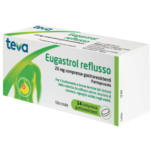 Eugastrol Reflusso - 20 mg Compresse Gastroresistenti, 14 Compresse in Blister Al/al