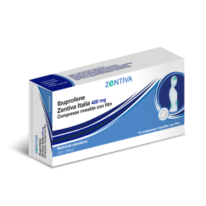 Ibuprofene (zentiva Italia) - 400 mg Compresse Rivestite con Film, 12 Compresse in Blister Pvc/al