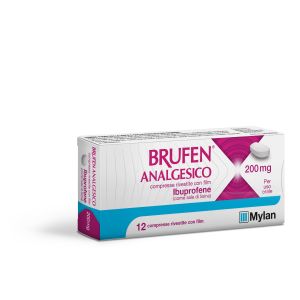Brufen Analgesico - 200 mg Compresse Rivestite con Film12 Compresse in Blister Pvc/aclar/al/vmch
