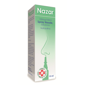 Nazar - 1 Mg/ml Spray Nasale Soluzione 1 Flacone in Vetro da 15 ml