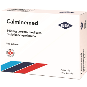Calminemed - 140 mg Cerotti Medicati, 7 Cerotti in Carta/pe/al/etilene E Acido Metacrilico Copolimero