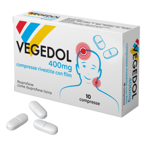 Vegedol - 400 mg Compresse Rivestite con Film 10 Compresse in Blister Pvc/pvdc/al