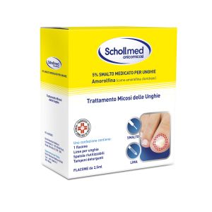 Schollmed Onicomicosi - 5% Smalto Medicato per Unghie 1 Flacone da 2,5 ml