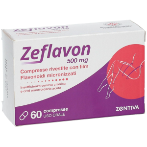 Zeflavon - 500 mg Compresse Rivestite con Film 60 Compresse in Blister Pvc/al
