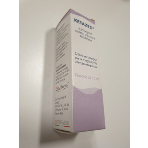 Ketazed - 0,25 Mg/ml Collirio Soluzione 1 Flacone in Hdpe da 10 ml con Contagocce