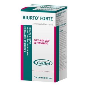 Biurto Forte - 100 Mg/ml Soluzione Iniettabile per Bovini, Equini, Suini, Ovini, Caprini 1 Flacone da 100 ml