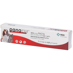 Panacur - 187,5 Mg/g Pasta per Uso Orale per Cani, Gatti 1 Siringa