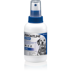 Frontline Spray - 2,5 Mg/ml Spray Cutaneo Soluzione per Cani E Gatti 1 Flacone Pe + Pompetta Dosatrice da 100 ml