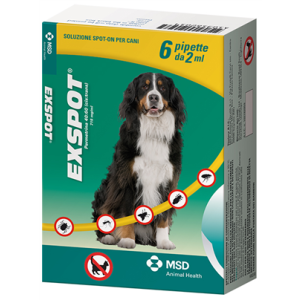 Exspot - 715 Mg/ml Soluzione Spot On per Cani 6 Pipette da 2 ml