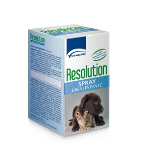 Resolution Spray - 0,5 G/100 ml + 0,35 G/100 ml + 0,25 G/100 ml Spray, Emulsione Antiparassitaria per Uso Esterno per Cani, Gatti 1 Flacone Pe da 250 ml + 1 Erogatore