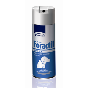Neoforactil Spray - 10 Mg/g + 3 Mg/g + 2 Mg/g Soluzione Cutanea Spray per Uccellini, Cani, Gatti E Conigli 1 Bombola da 200 ml