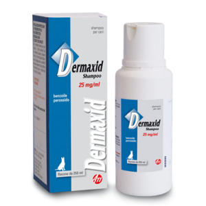 Dermaxid Shampoo - 25 Mg/ml Shampoo per Cani 1 Flacone da 250 ml