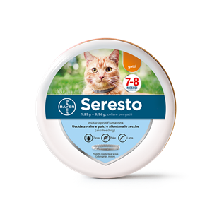 Seresto - 1,25 g + 0,56 g Collare Antiparassitario per Gatti 1 Collare