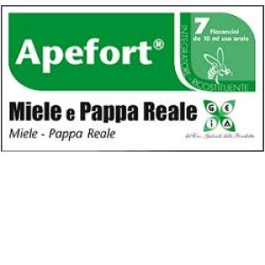 Apefort Miele Pappa Reale 7 Flaconcini 10 ml