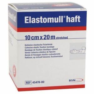 Benda Elastica Autoadesiva per Fissaggio Medicazioni Elastomull Haft Lf Altezza 10 Cm Lunghezza 20 M