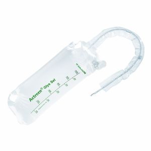 Catetere Nelaton Maschile Autolubrificante Actreen Glys in Pvc Idrofilo Ch12 Lunghezza 50 Cm con Sacca Integrata 30 Pezzi