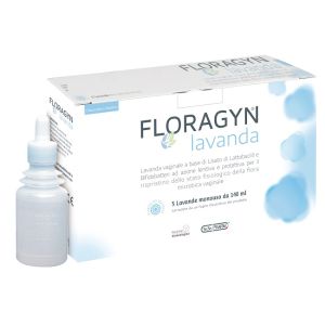 Lavanda Vaginale a Base di Lattobacilli Lisati Floragyn Lavanda 140ml 5flaconi