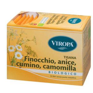 Viropa Finocchio/cumino/anice/camomilla Bio 15 Bustine