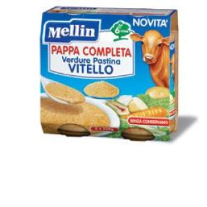 Mellin Pappa Completa Vitello 250 g 2 Pezzi