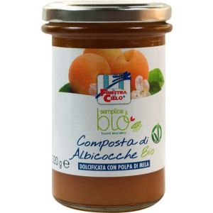 Composta di Albicocca con Polpa di Mela Bio 320 g