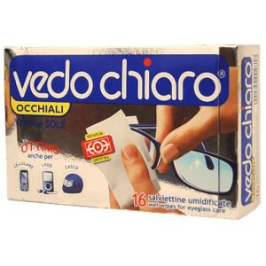 Vedochiaro Occhiali 16 Salviette Umidificate