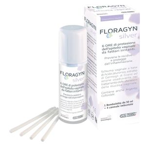 Floragyn Silver Schiuma Vaginale con Argento Colloidale 50 ml