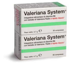 Valeriana System 30 Compresse + 30 Compresse