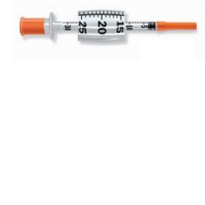 Siringa per Insulina Pic Insumed 0,3 ml 100 Ui Spazio Zero Ago 31 Gauge 8 Mm 3 Sacchetti da 10 Pezzi