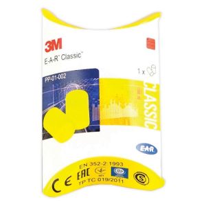 Ear Tappo Auricolare in Spugna 2 Pezzi