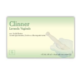 Clinner Lavanda Vaginale 4 Flaconi 140 ml + 4 Cannule Vaginali Monouso in Blister