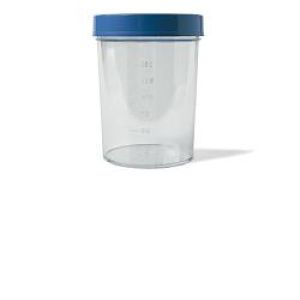 Contenitore Pic Sterile Trasparente per Analisi Dei Fluidi Organici 100 ml Tappo a Vite + Etichetta Autoadesiva