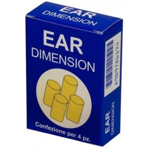 Ear Dimension Tappo Auricolare in Spugna 4 Pezzi