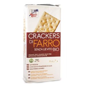 Fsc Crackers di Farro Senza Lievito con Olio Extravergine di Oliva Bio 280 g