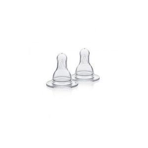 Tettarella Medium Flusso Medio in Silicone 2 Pezzi