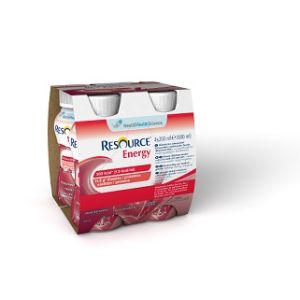 Resource Energy Fragola/lampone 4 Bottiglie 200 ml