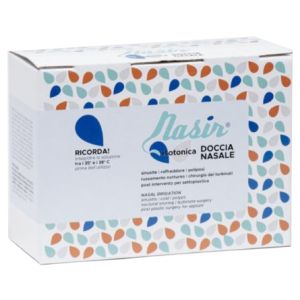 Nasir Doccia Nasale con Soluzione Fisiologica Isotonica 10 Sacche 250 ml + 1 Blister