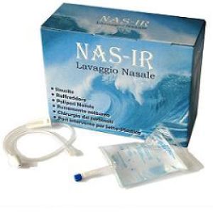 Nasir Doccia Nasale con Soluzione Fisiologica Isotonica 6 Sacche 500 ml + 1 Blister