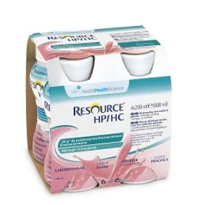 Resource Hp/hc Fragola 4 Bottiglie 200 ml