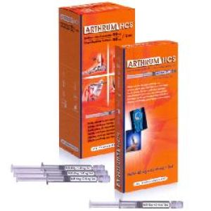 Siringa Intra-articolare Arthrum Hcs Condroitina Solfato 40mg E Acido Ialuronico 40mg 3 Pezzi X 2 ml