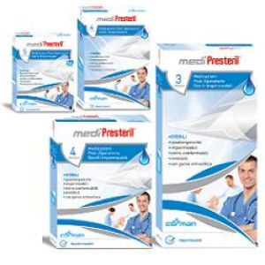 Medicazione Post Operatoria Medipresteril Impermeabile 7,5x5cm 5 Pezzi