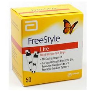 Strisce Misurazione Glicemia Freestyle Lite 50 Pezzi