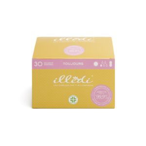 Illedi Toujours Salvaslip Anatomici Cotone Organic 30 Pezzi