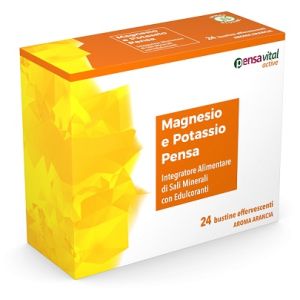Magnesio E Potassio Arancia Pensa 24 Bustine Effervescenti