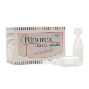 Fiala per Doccia Nasale Rinorex Bicarbonato 5 ml 15 Pezzi