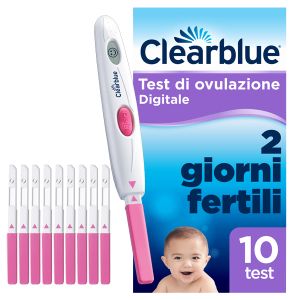 Test di Ovulazione Clearblue Digitale 10 Pezzi