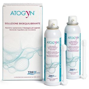 Atogyn Dispositivo Igiene Vaginale E Ripristino Ph Fisiologico Bag On Valve 2 Pezzi da 125ml