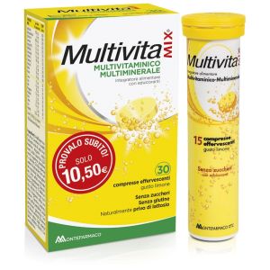 Multivitamix Senza Zucchero 30 Compresse Effervescenti